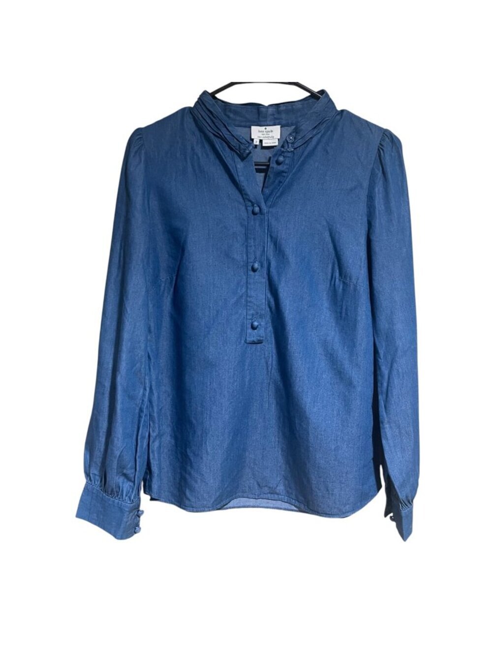 kate spade chambray blouse